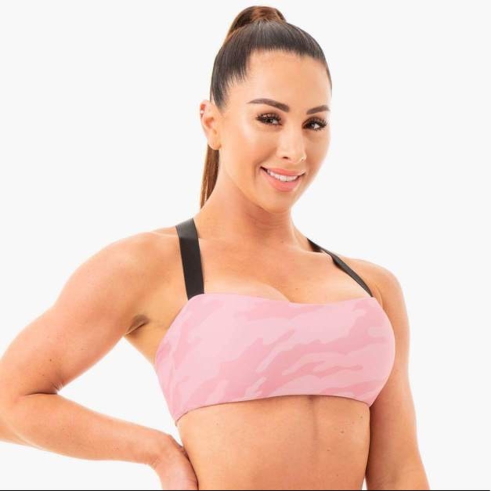 Ryderwear Pink Camo sports bra